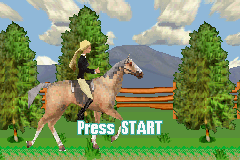 Barbie Horse Adventures Title Screen